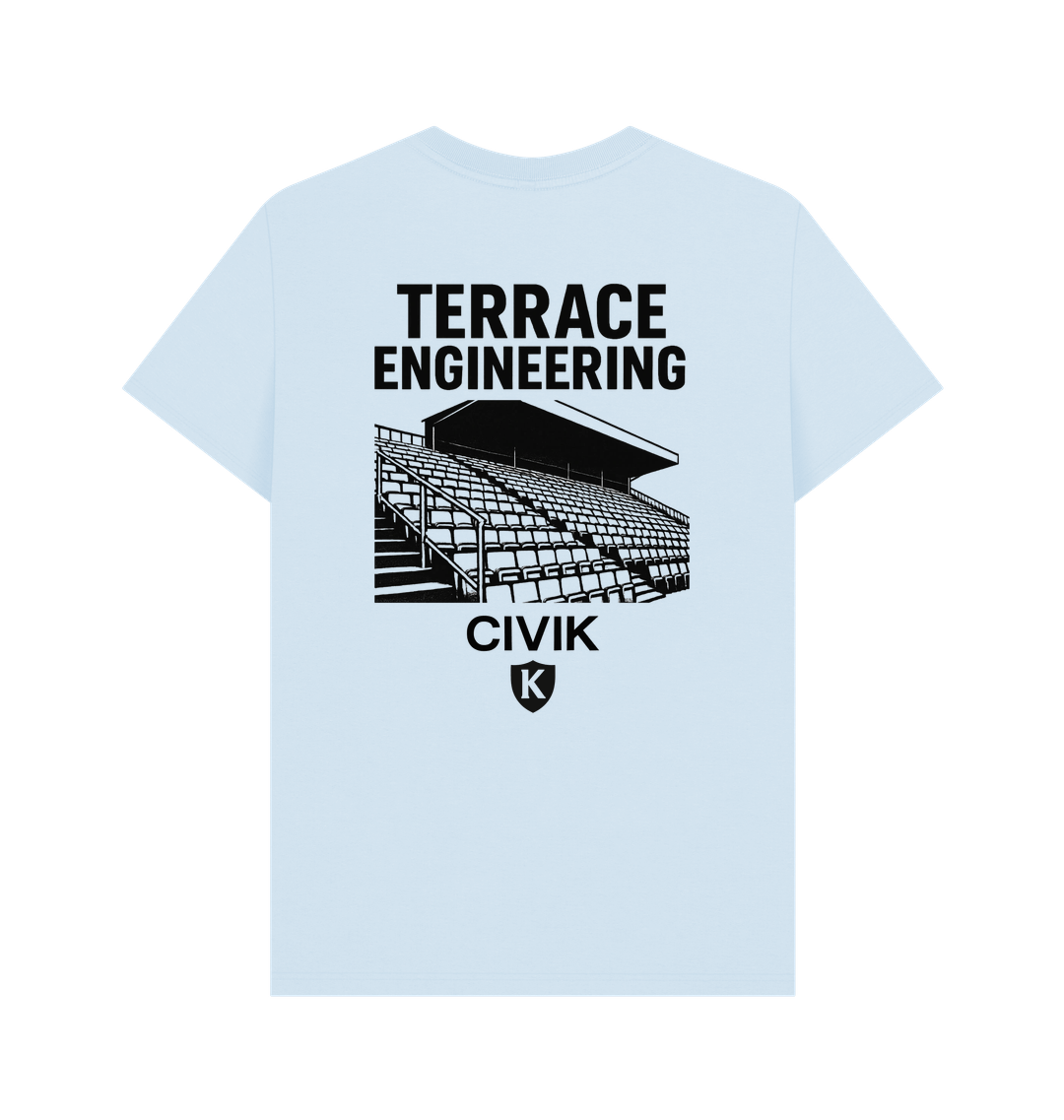 Sky Blue Printed T-shirt