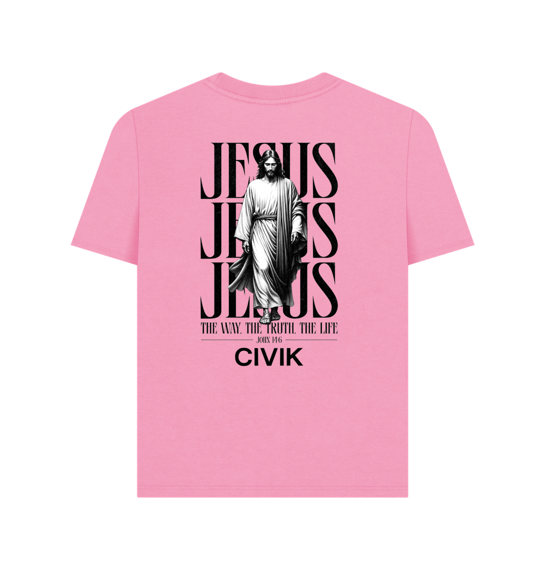 Rose Pink Printed T-shirt