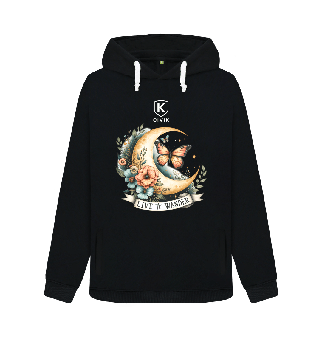 Black Printed Sweater