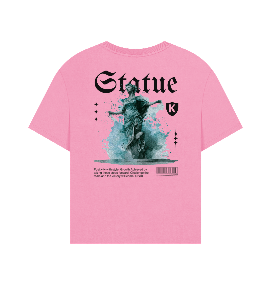 Rose Pink Printed T-shirt Back
