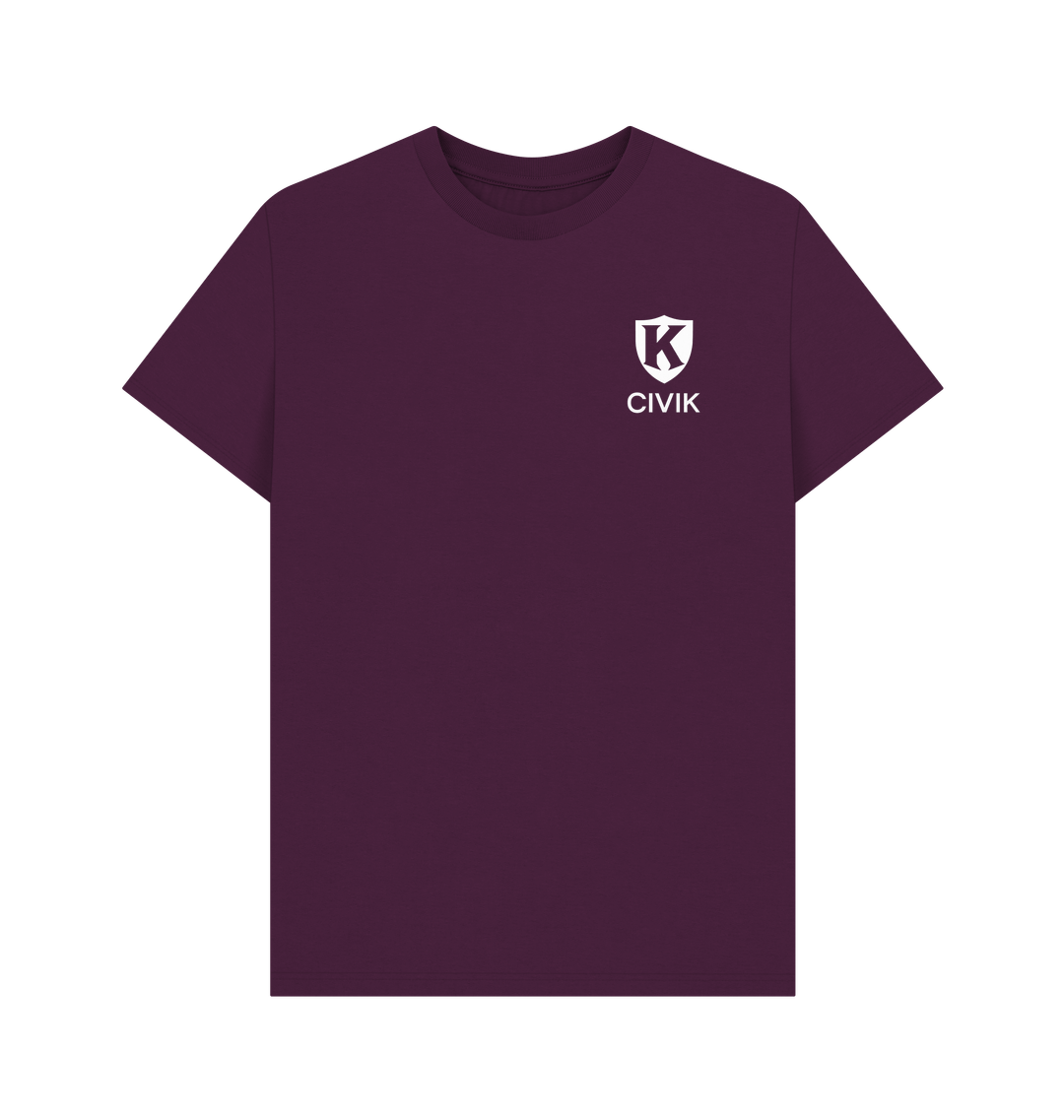 Purple Printed T-shirt