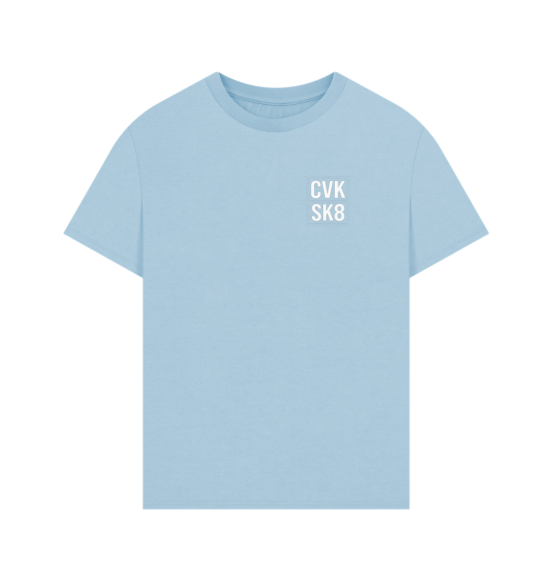 Milky Blue Printed T-shirt
