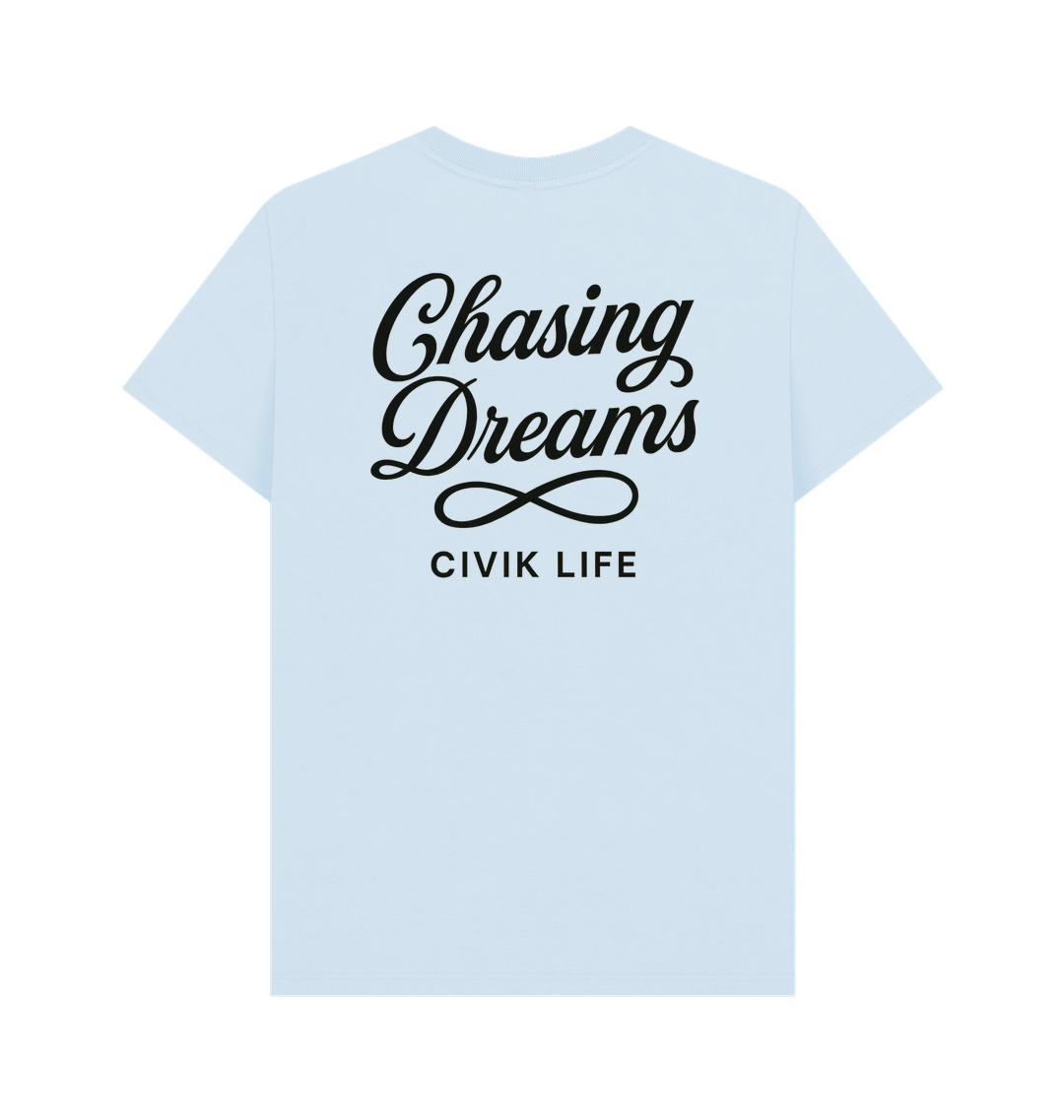Sky Blue Printed T-shirt