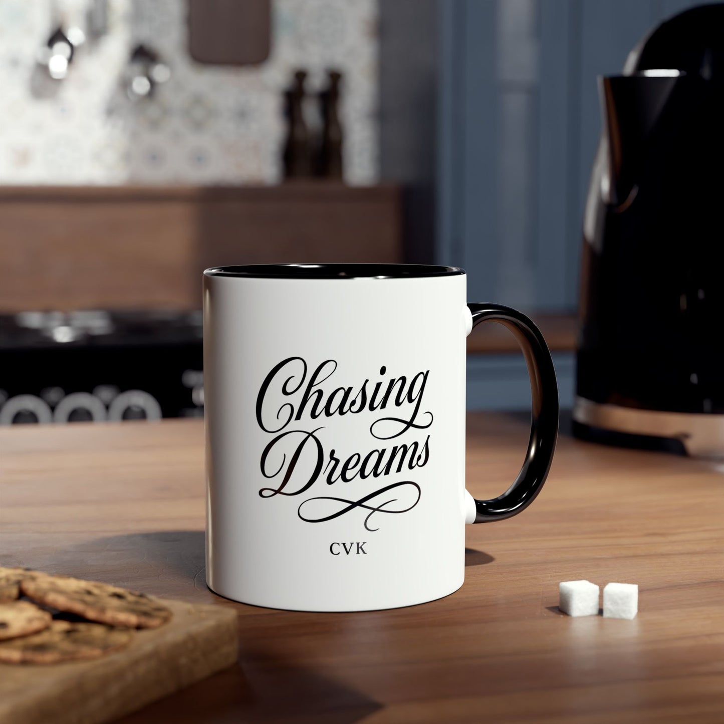 CIVIK Spirit Coffee Mug, Unique Two-Tone Mug, Gift for Coffee Lovers, Chasing Dreams