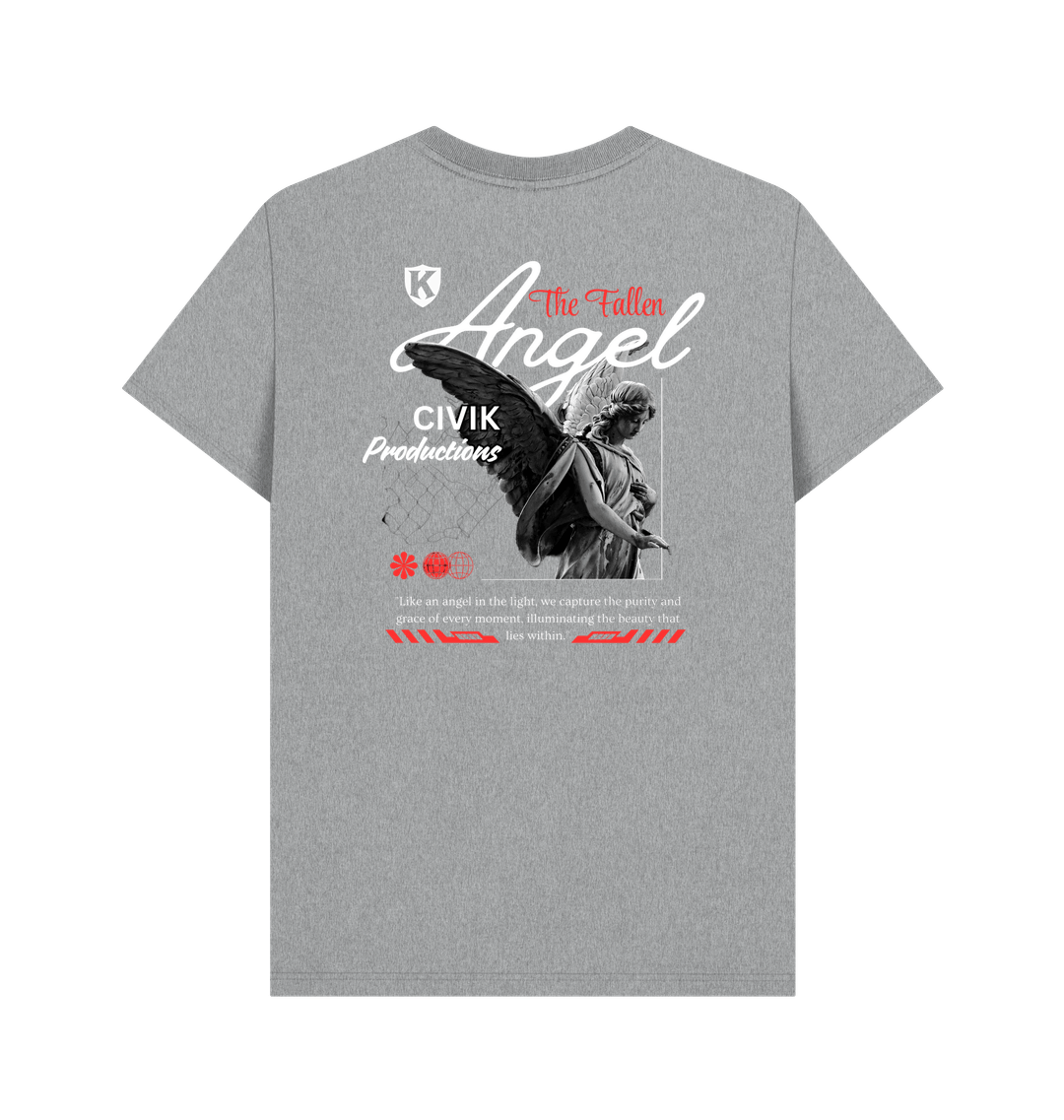 Athletic Grey Printed T-shirt