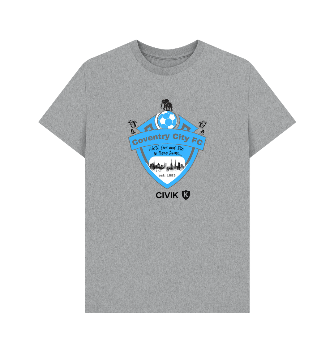 Athletic Grey Printed T-shirt