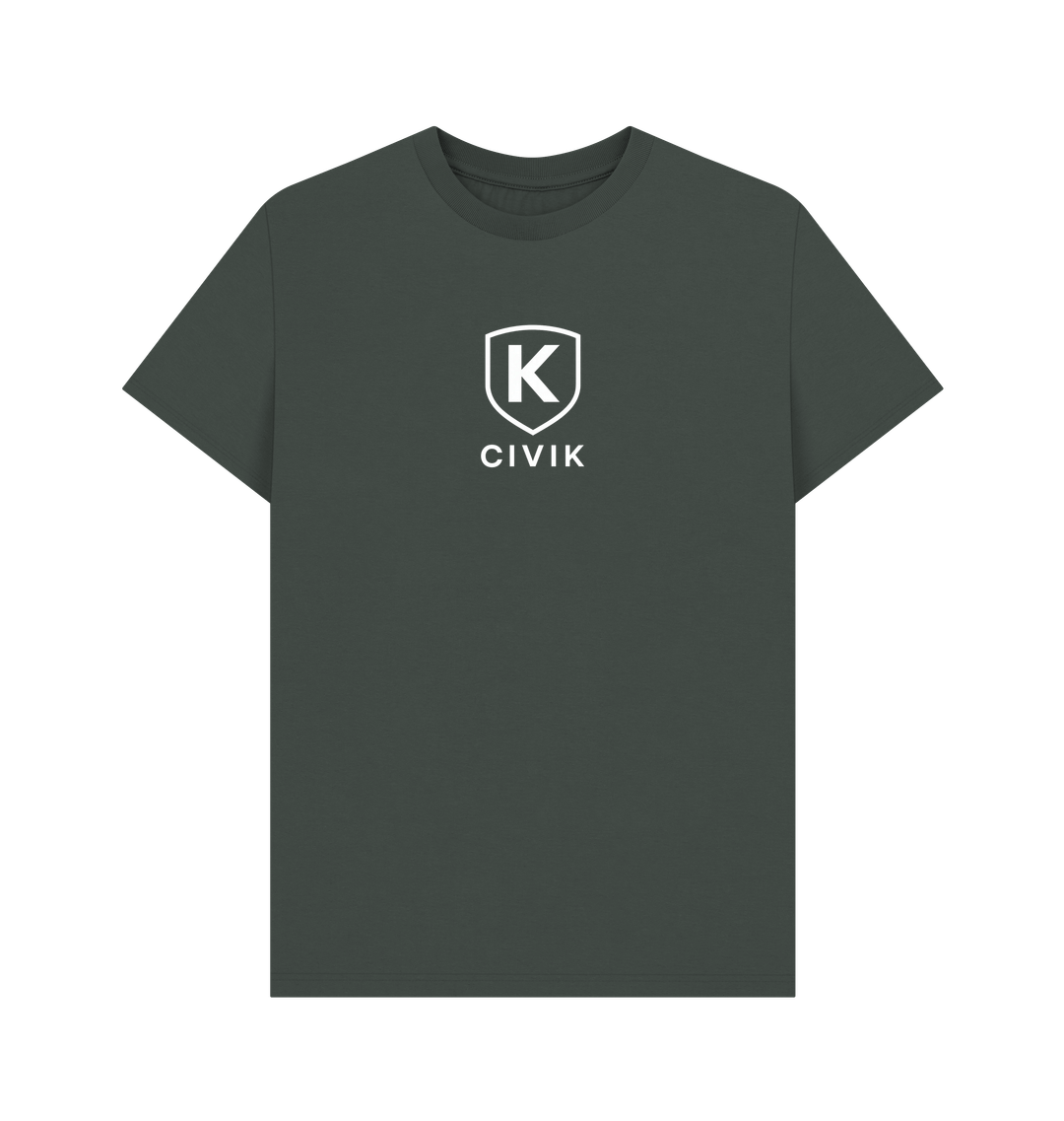Dark Grey Printed T-shirt