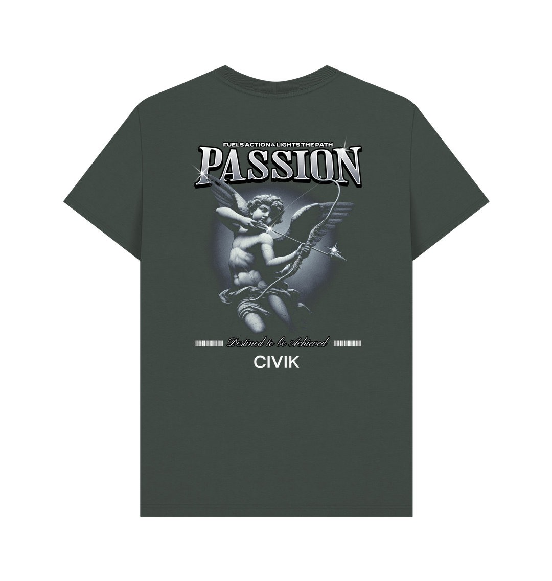 Dark Grey Printed T-shirt