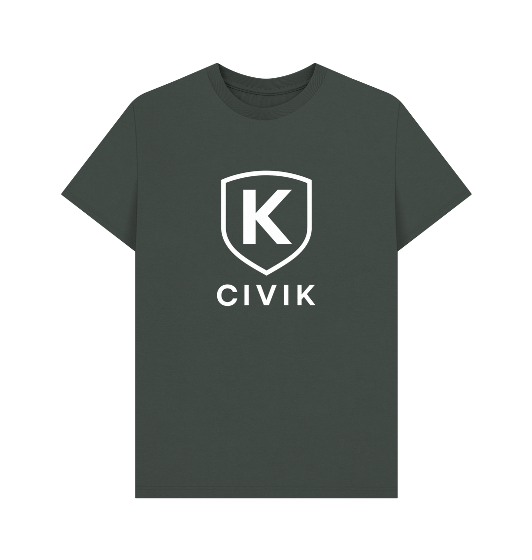 Dark Grey Printed T-shirt