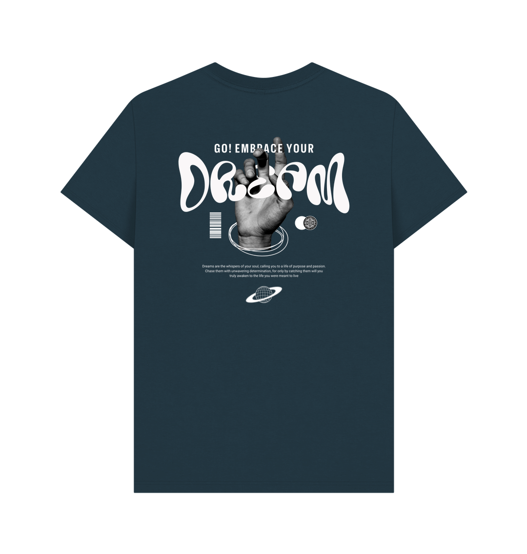 Denim Blue Printed T-shirt