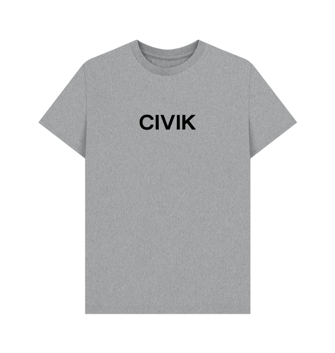 Athletic Grey Printed T-shirt