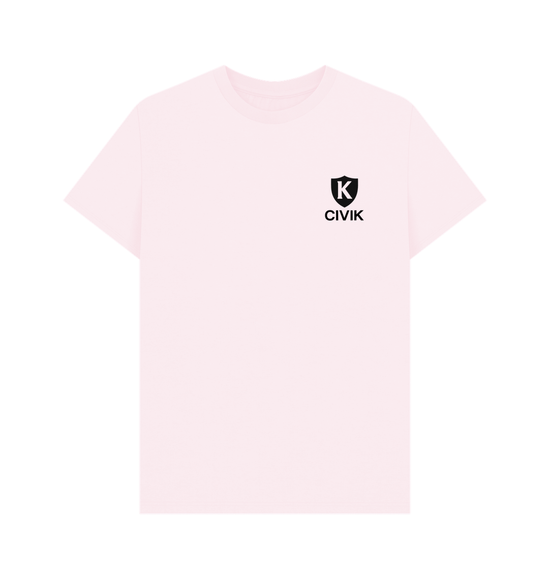 Pink Printed T-shirt Front