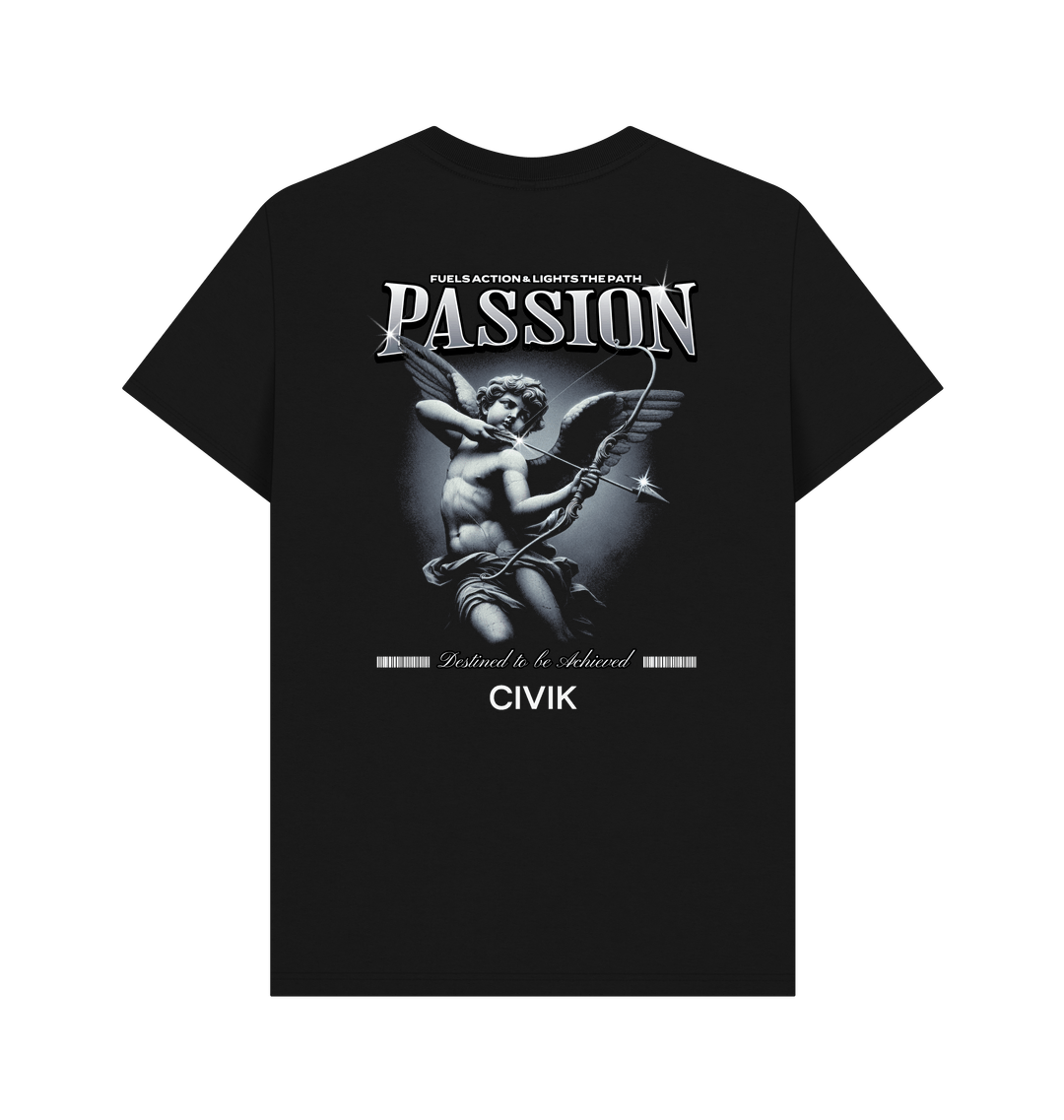 Black Printed T-shirt Back