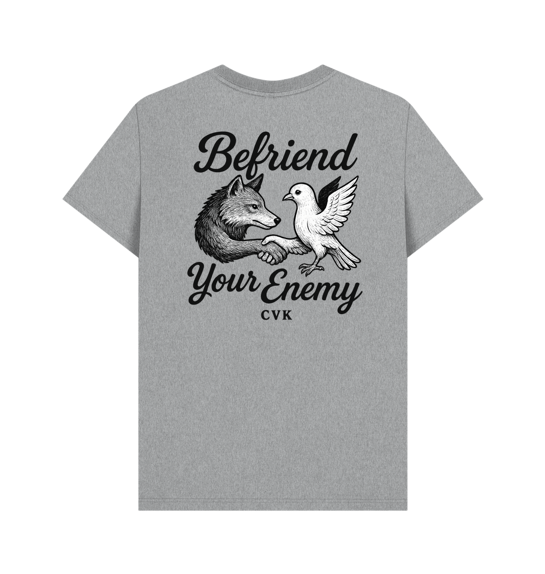 Athletic Grey Printed T-shirt