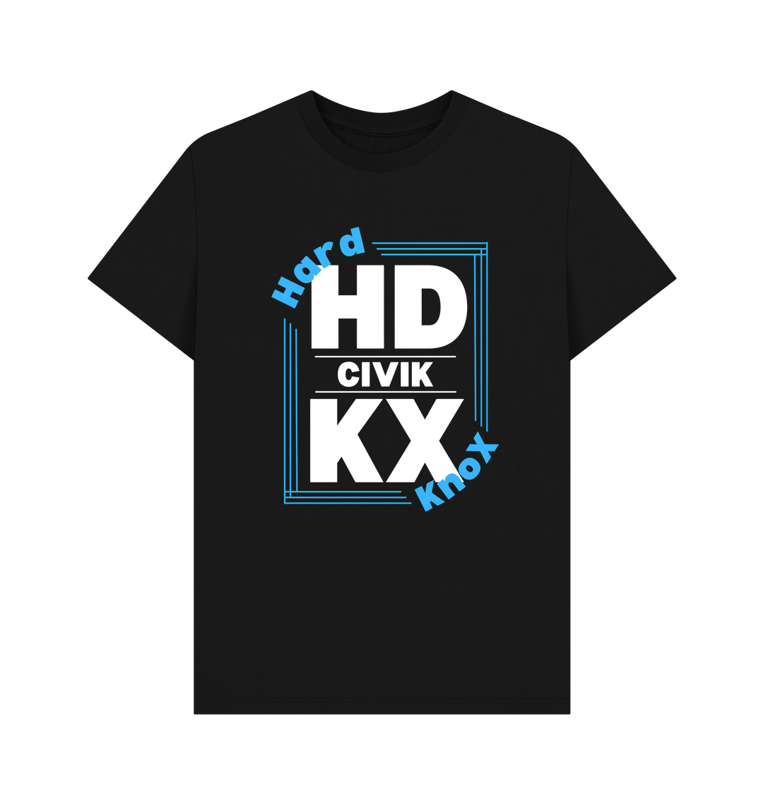 Black Printed T-shirt Front