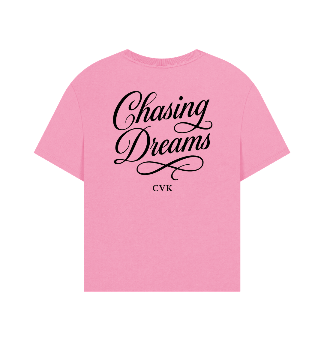 Rose Pink Printed T-shirt Back