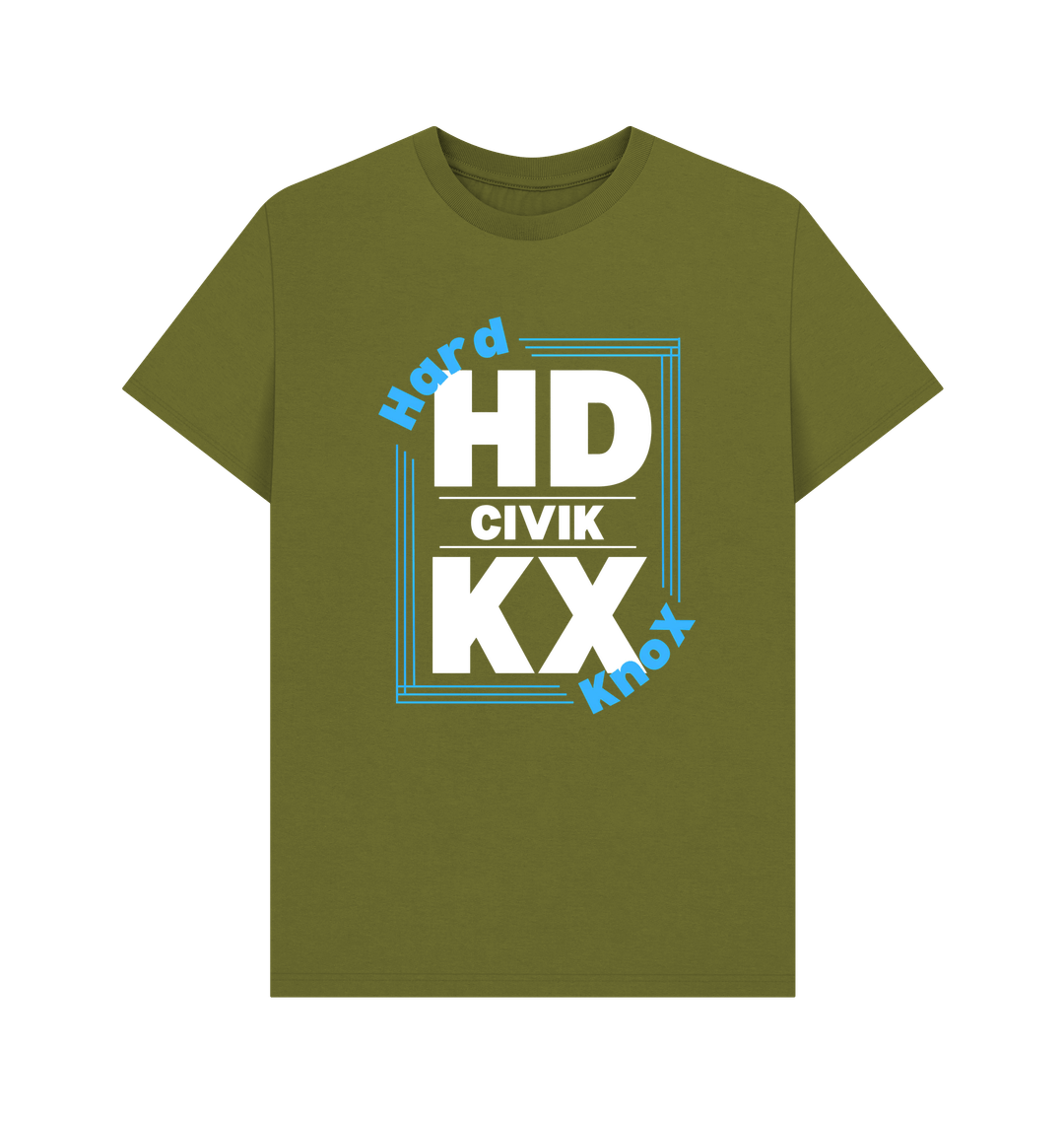 Moss Green Printed T-shirt Front
