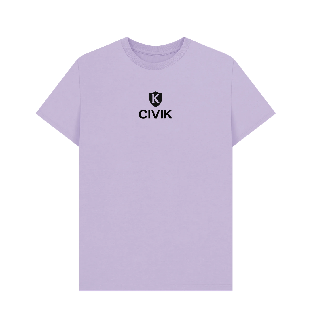 Lilac Printed T-shirt Front