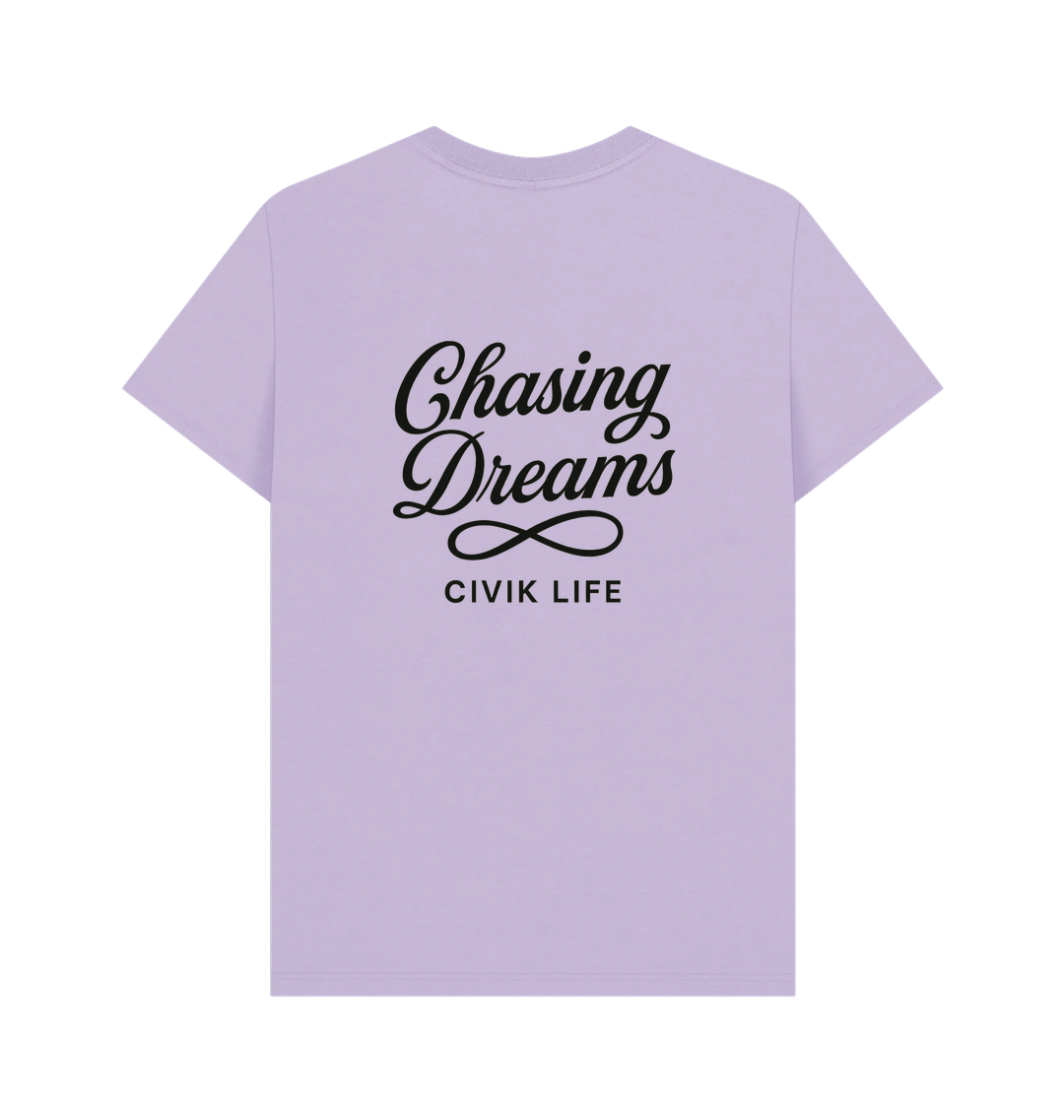 Lilac Printed T-shirt Back