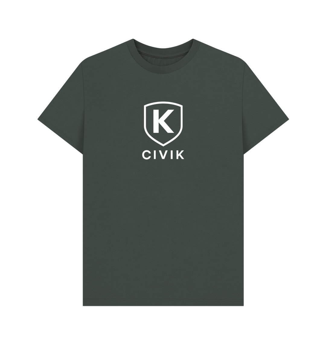 Dark Grey Printed T-shirt