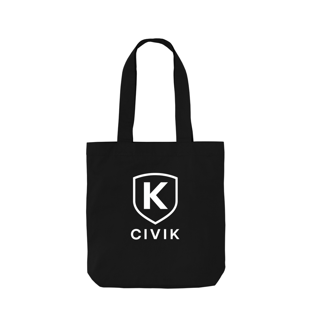 Black Printed Bag