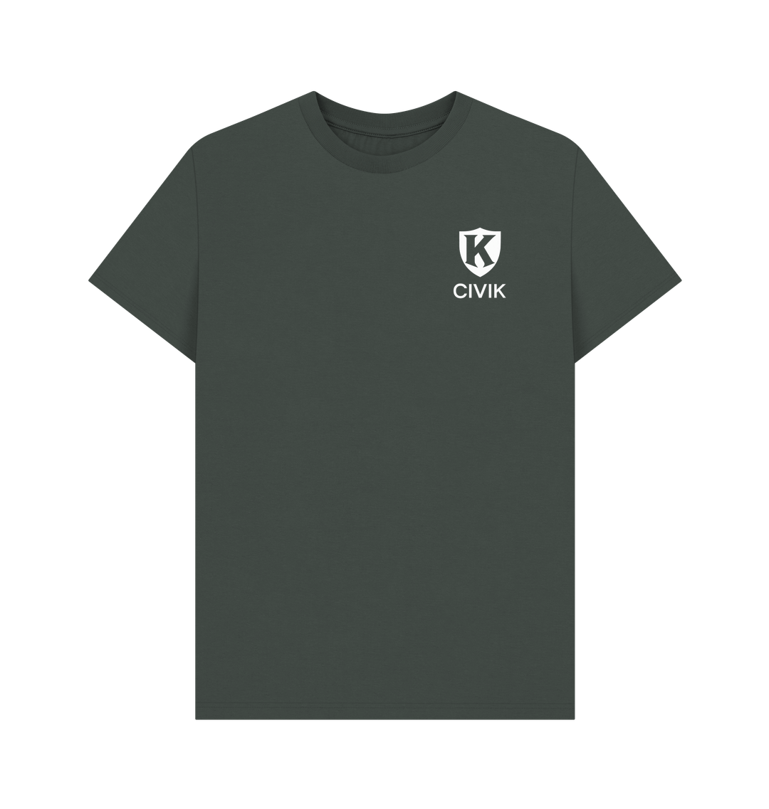 Dark Grey Printed T-shirt
