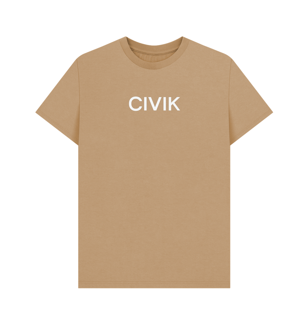 Sand Printed T-shirt Front