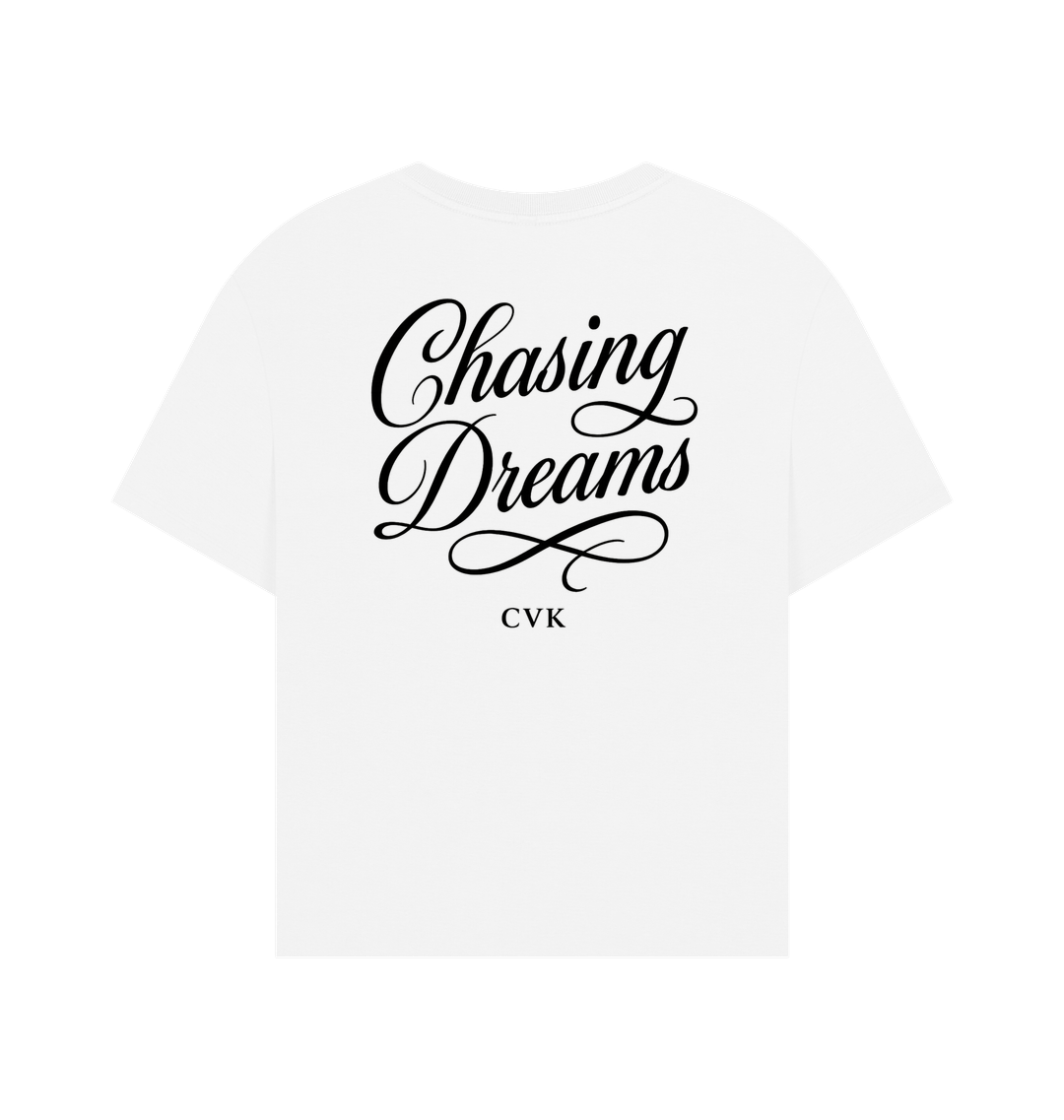 White Printed T-shirt Back