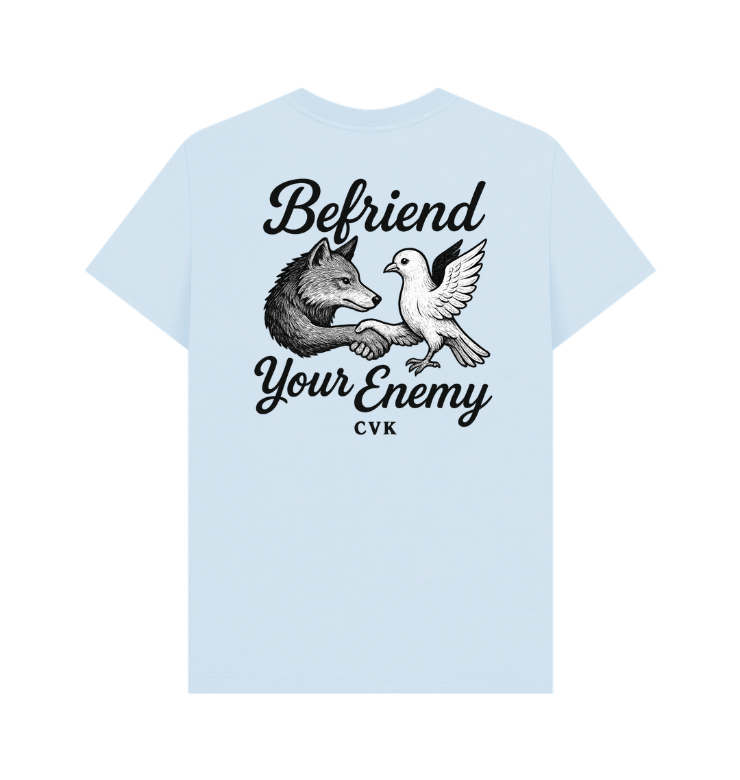 Sky Blue Printed T-shirt