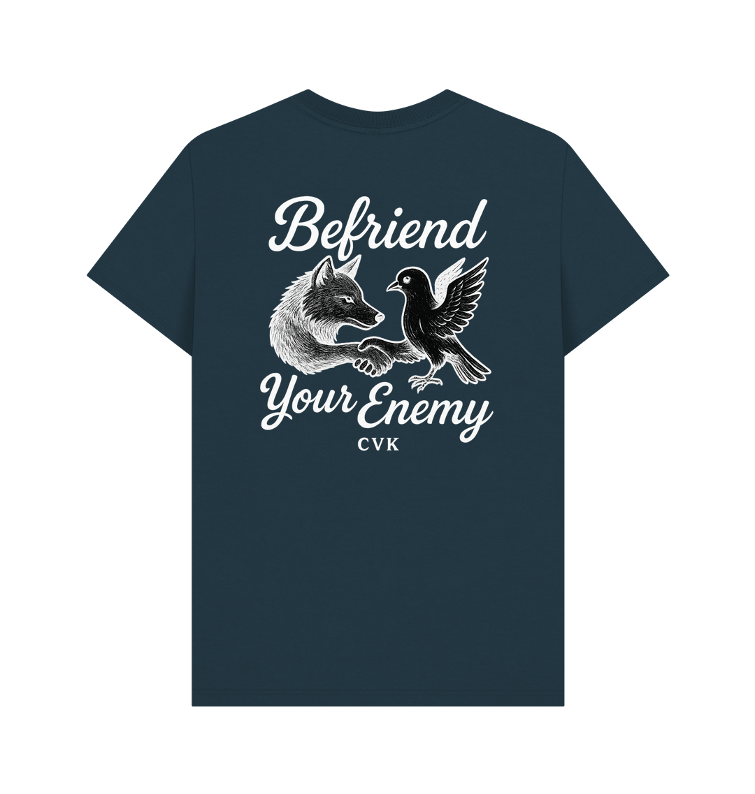 Denim Blue Printed T-shirt