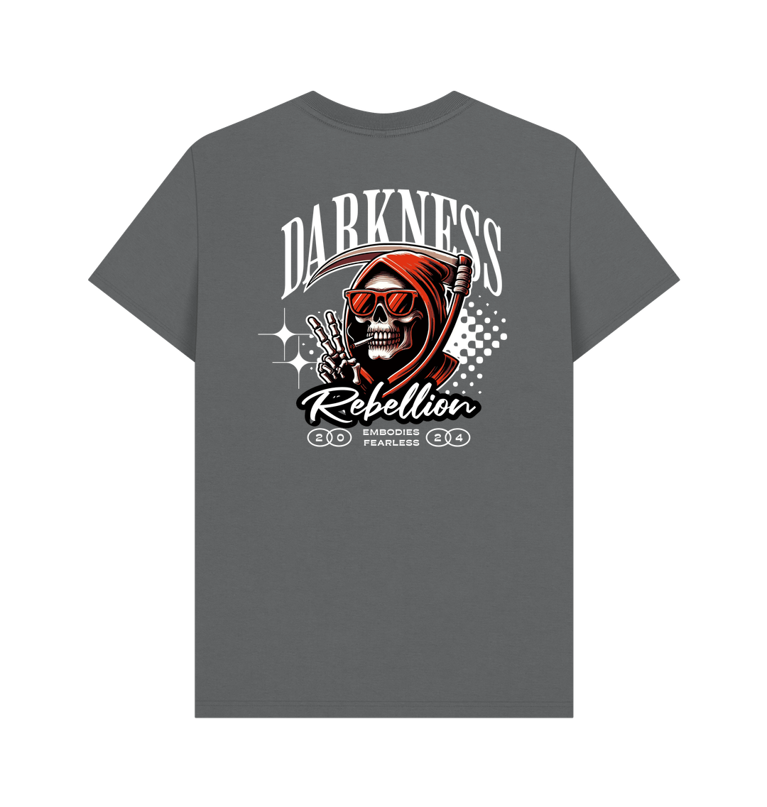 Slate Grey Printed T-shirt