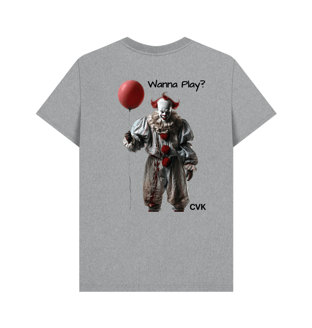 Athletic Grey Printed T-shirt Back