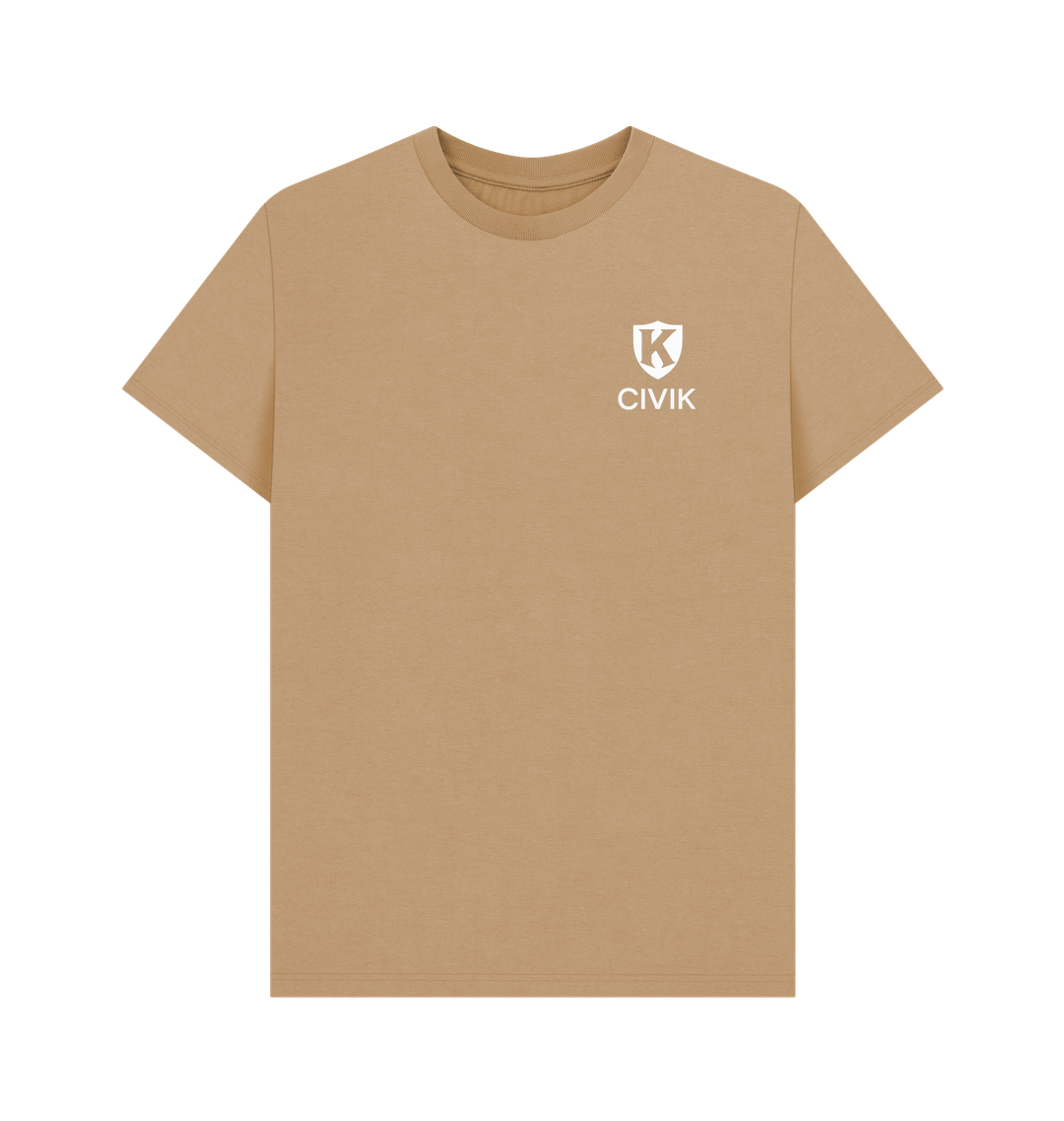 Sand Printed T-shirt Front
