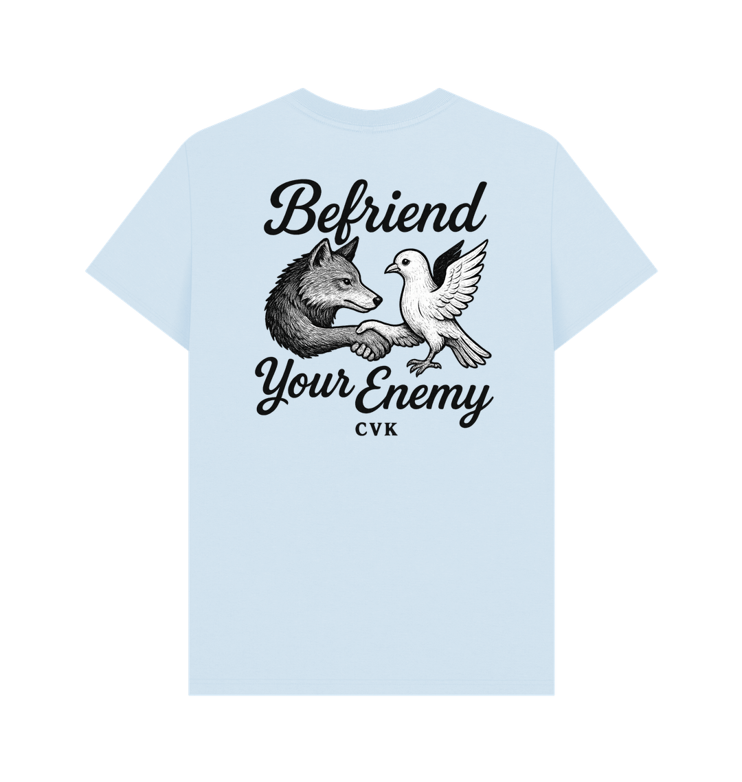 Sky Blue Printed T-shirt