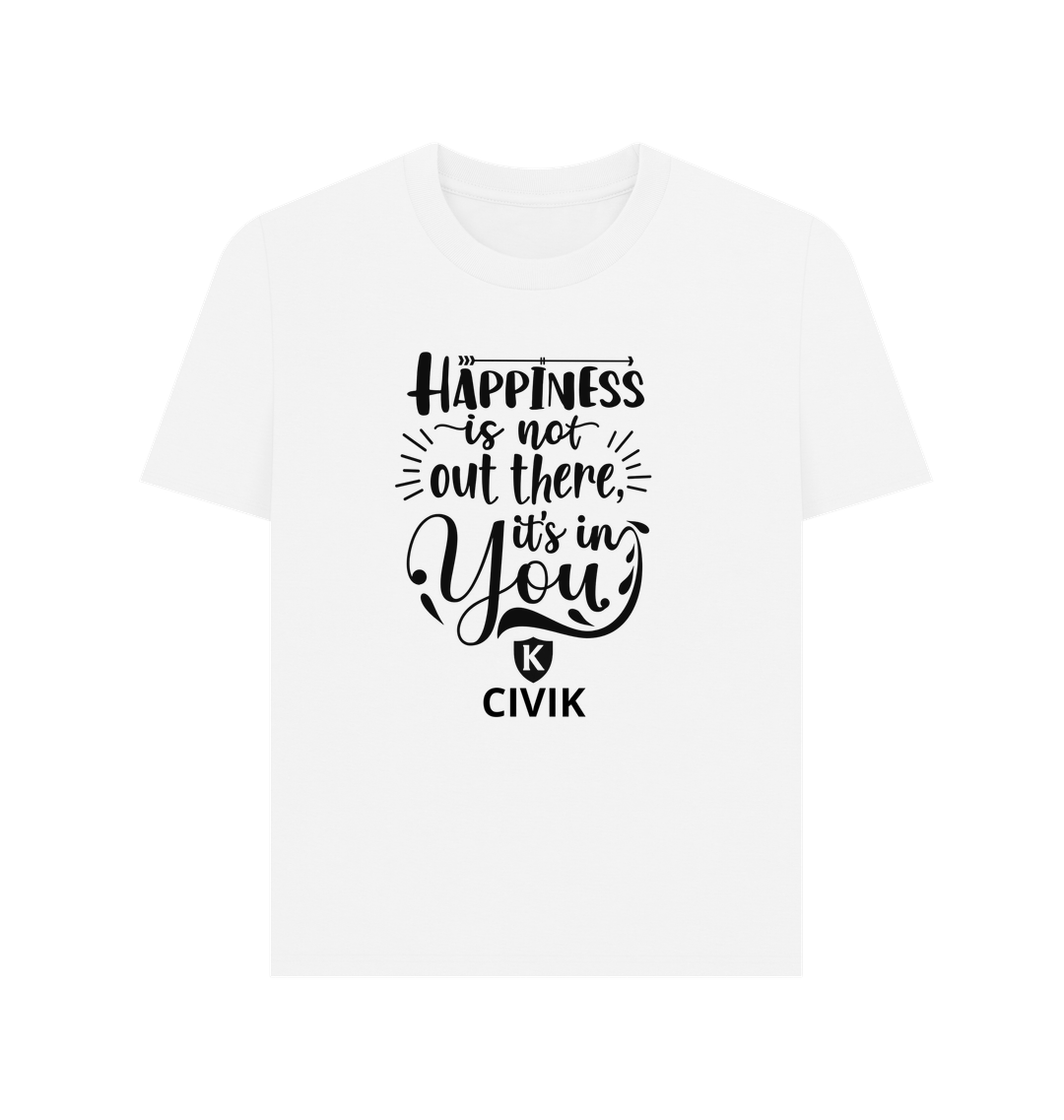 White Printed T-shirt