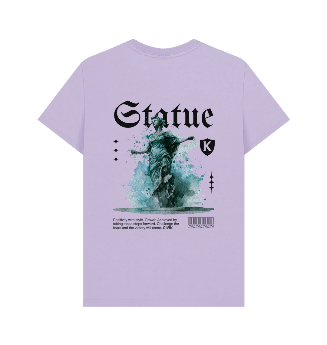 Lilac Printed T-shirt Back
