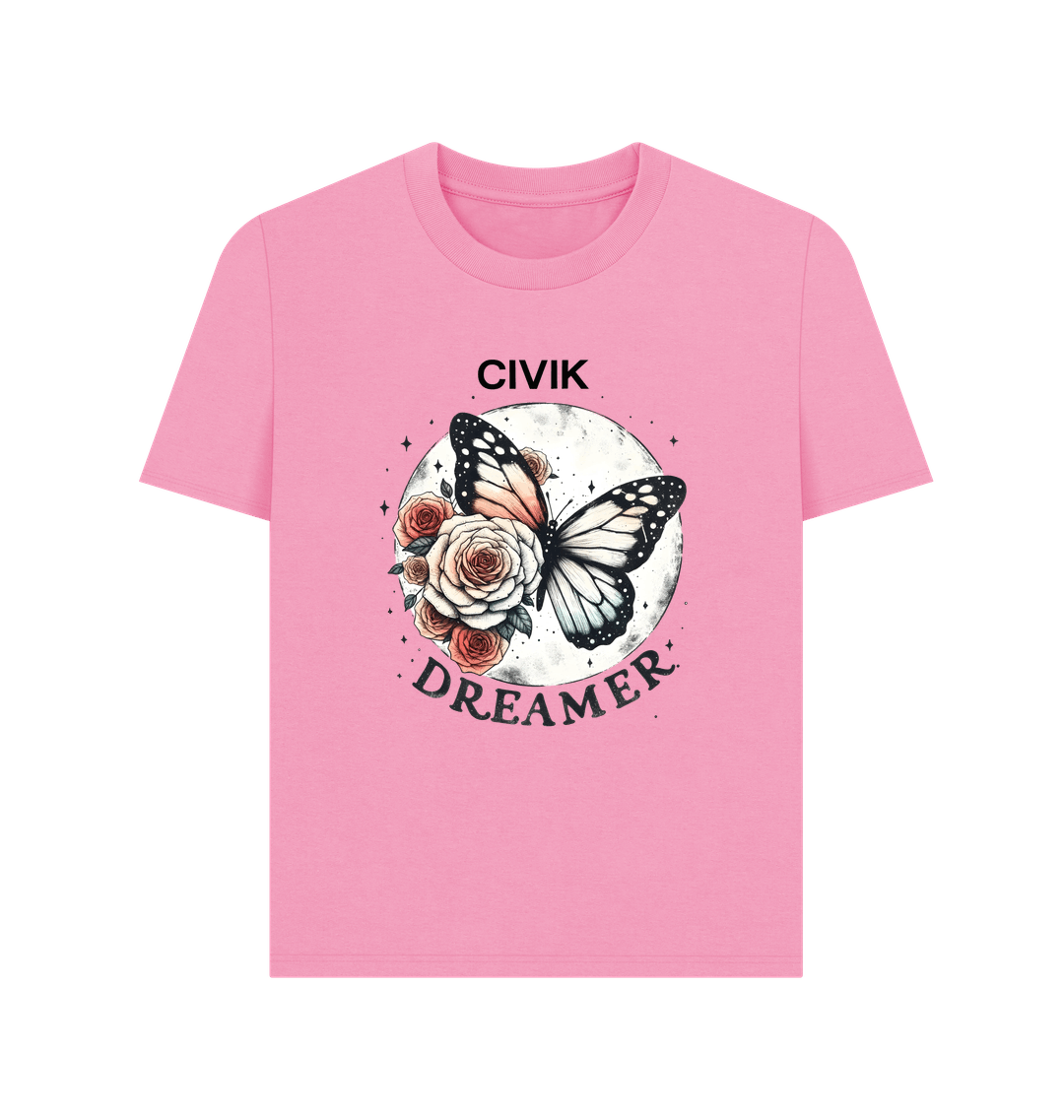 Rose Pink Printed T-shirt