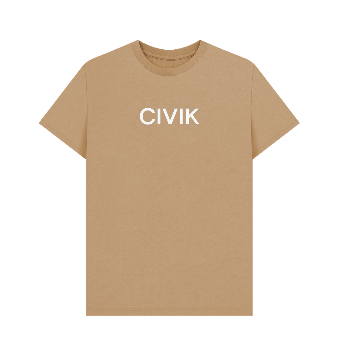 Sand Printed T-shirt Front