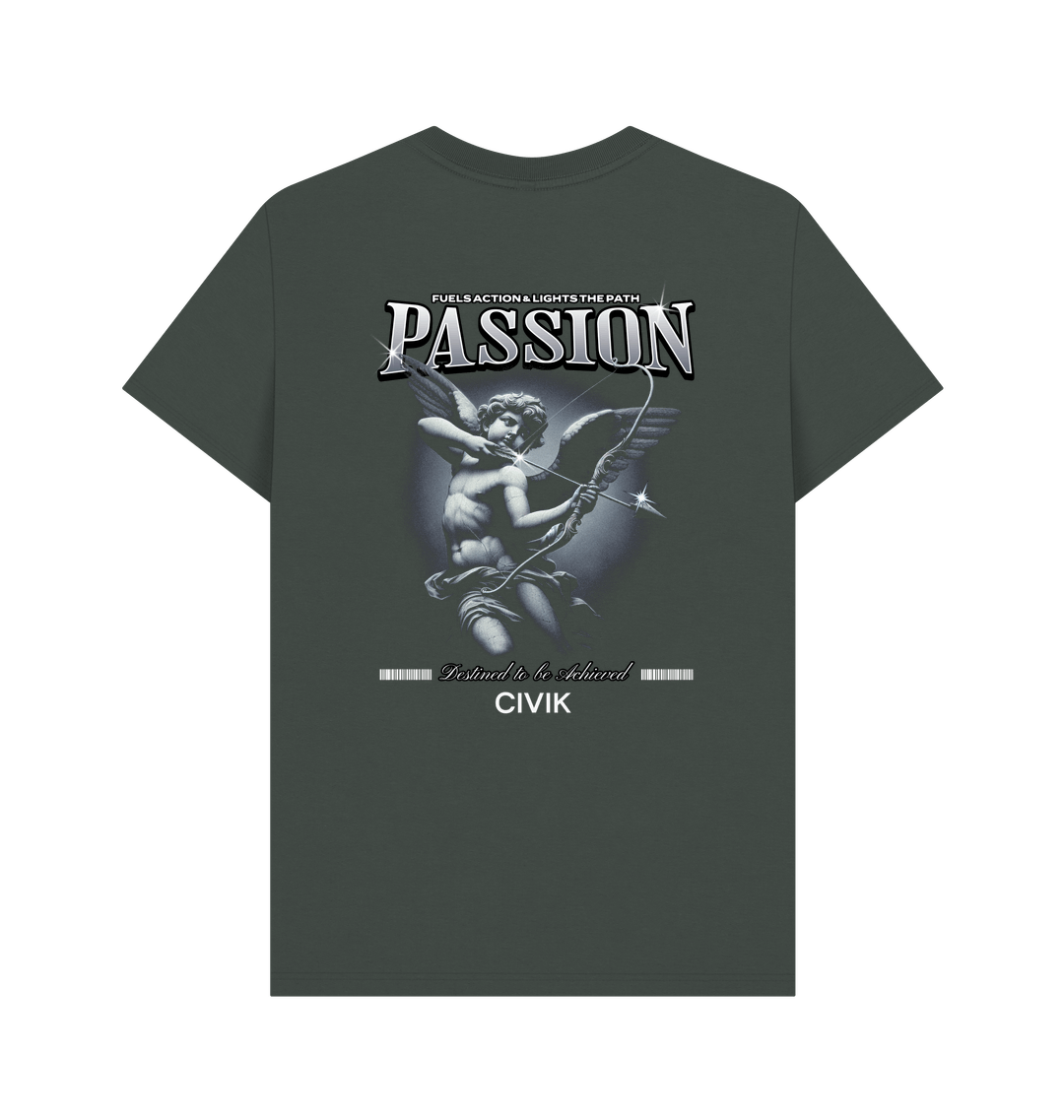Dark Grey Printed T-shirt