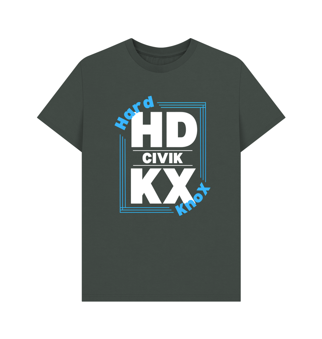 Dark Grey Printed T-shirt Front