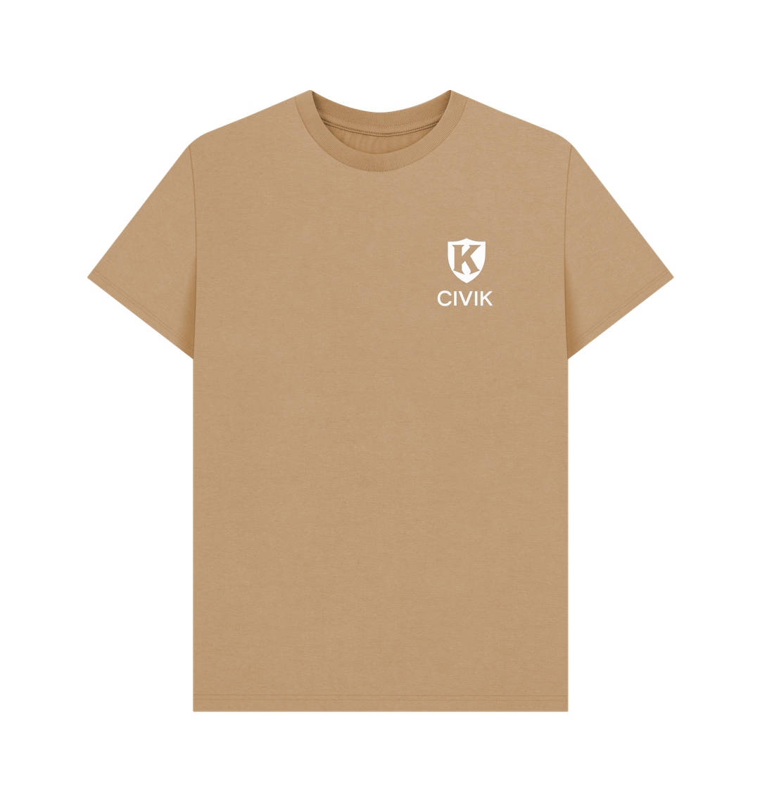Sand Printed T-shirt Front