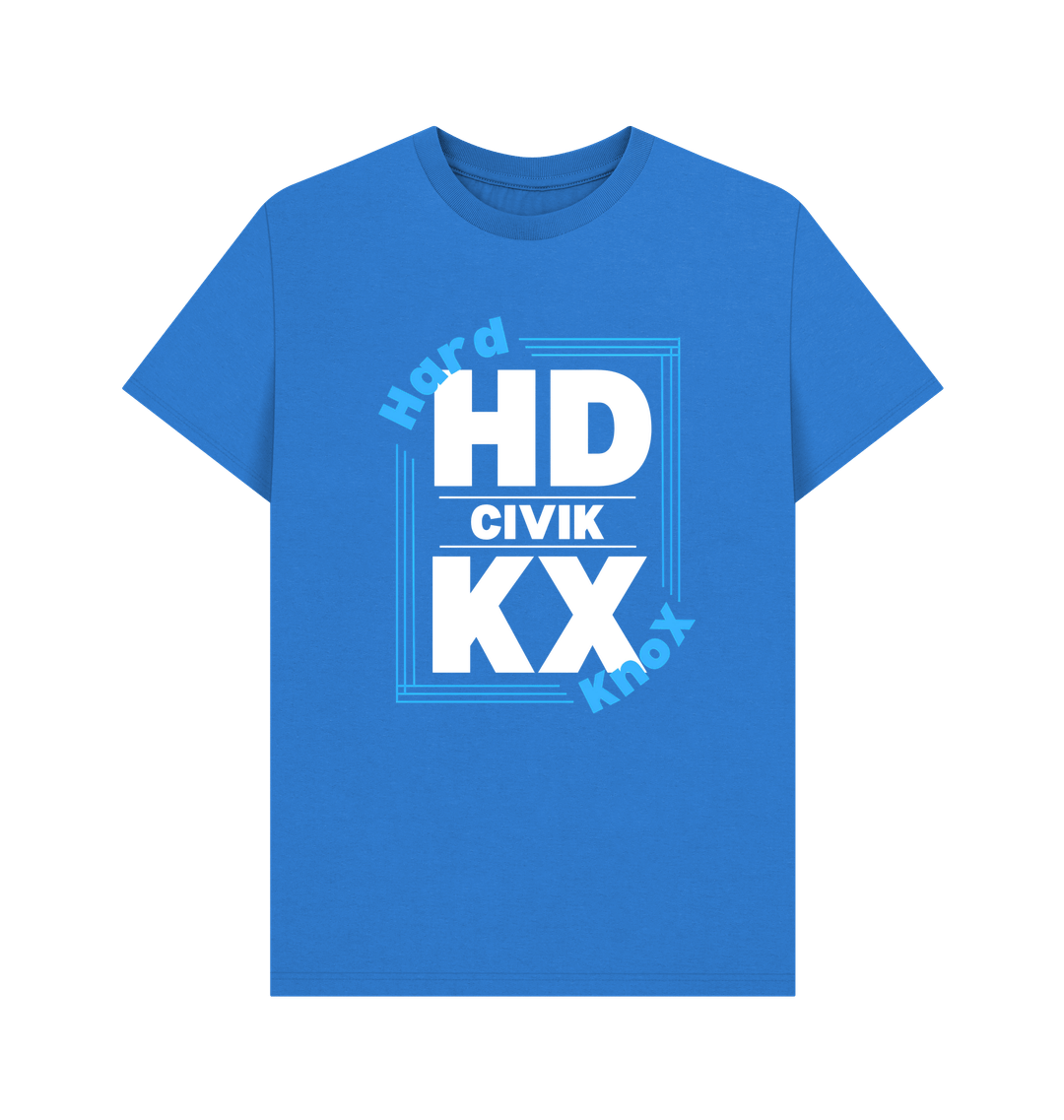Bright Blue Printed T-shirt Front