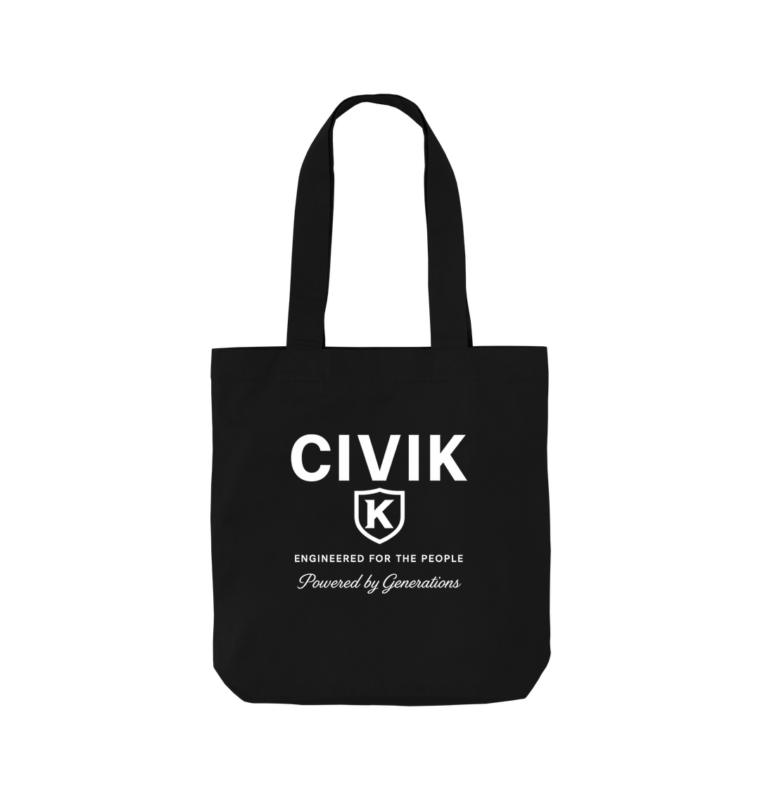 Black Printed Bag