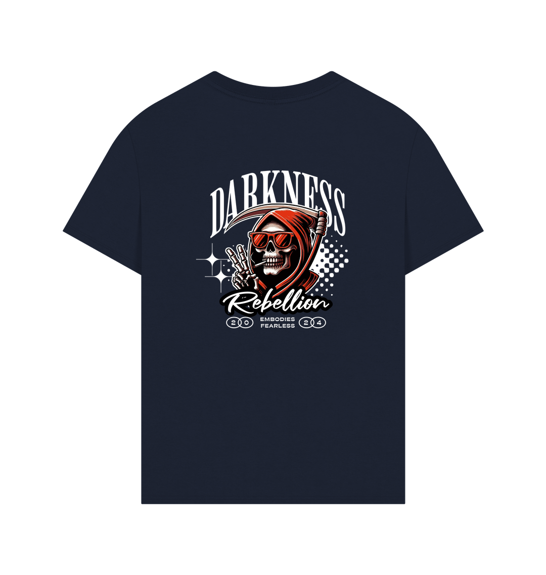 Navy Printed T-shirt