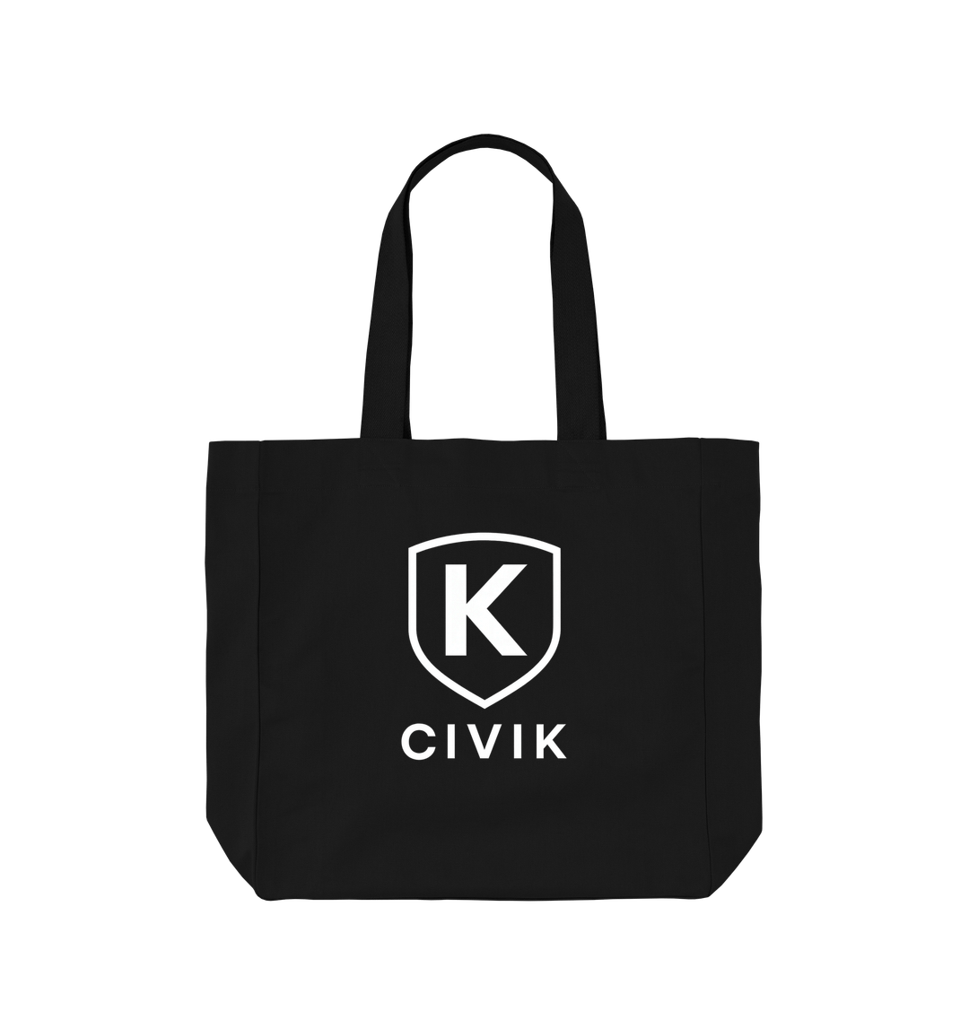 Black Printed Bag