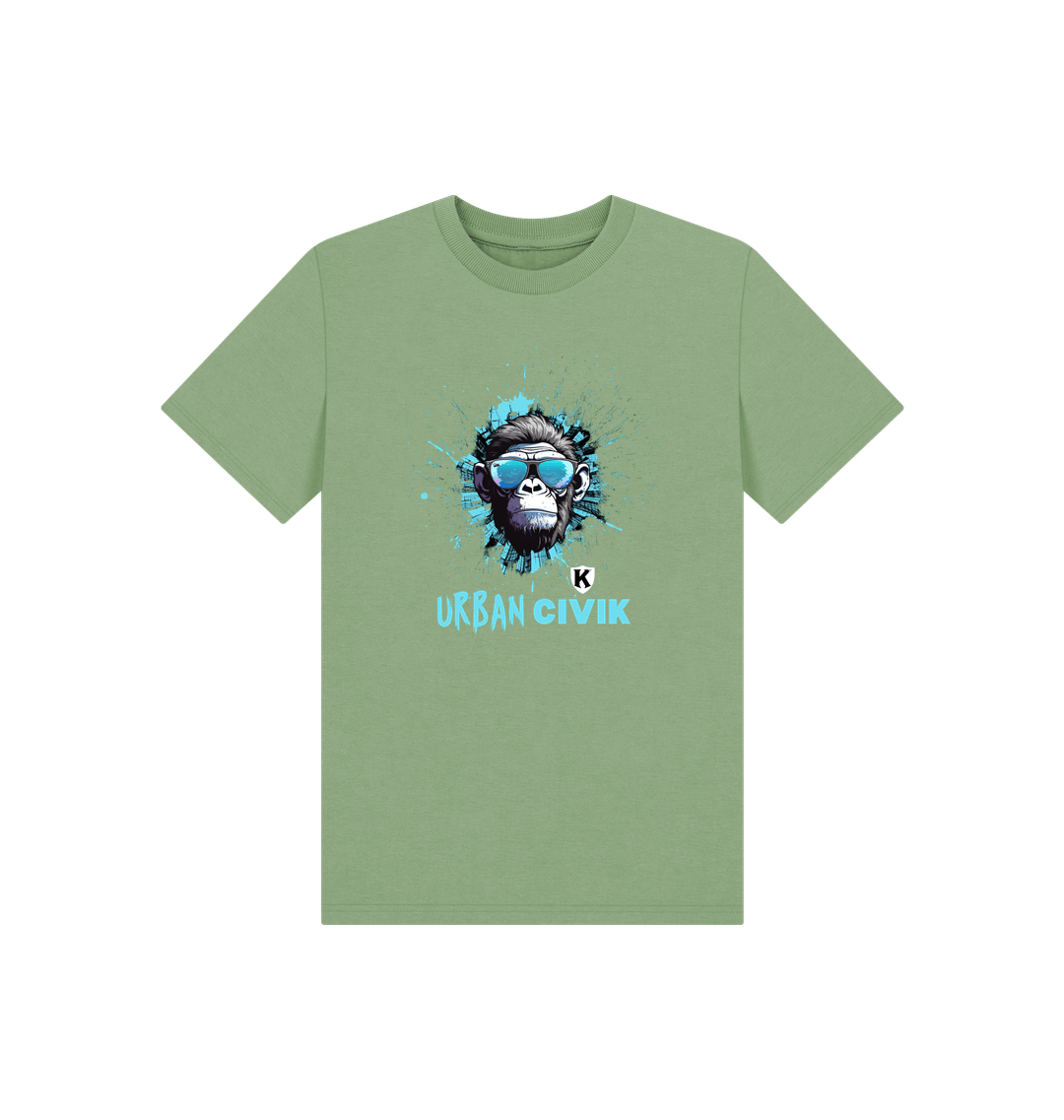Sage Printed Kids T-Shirt
