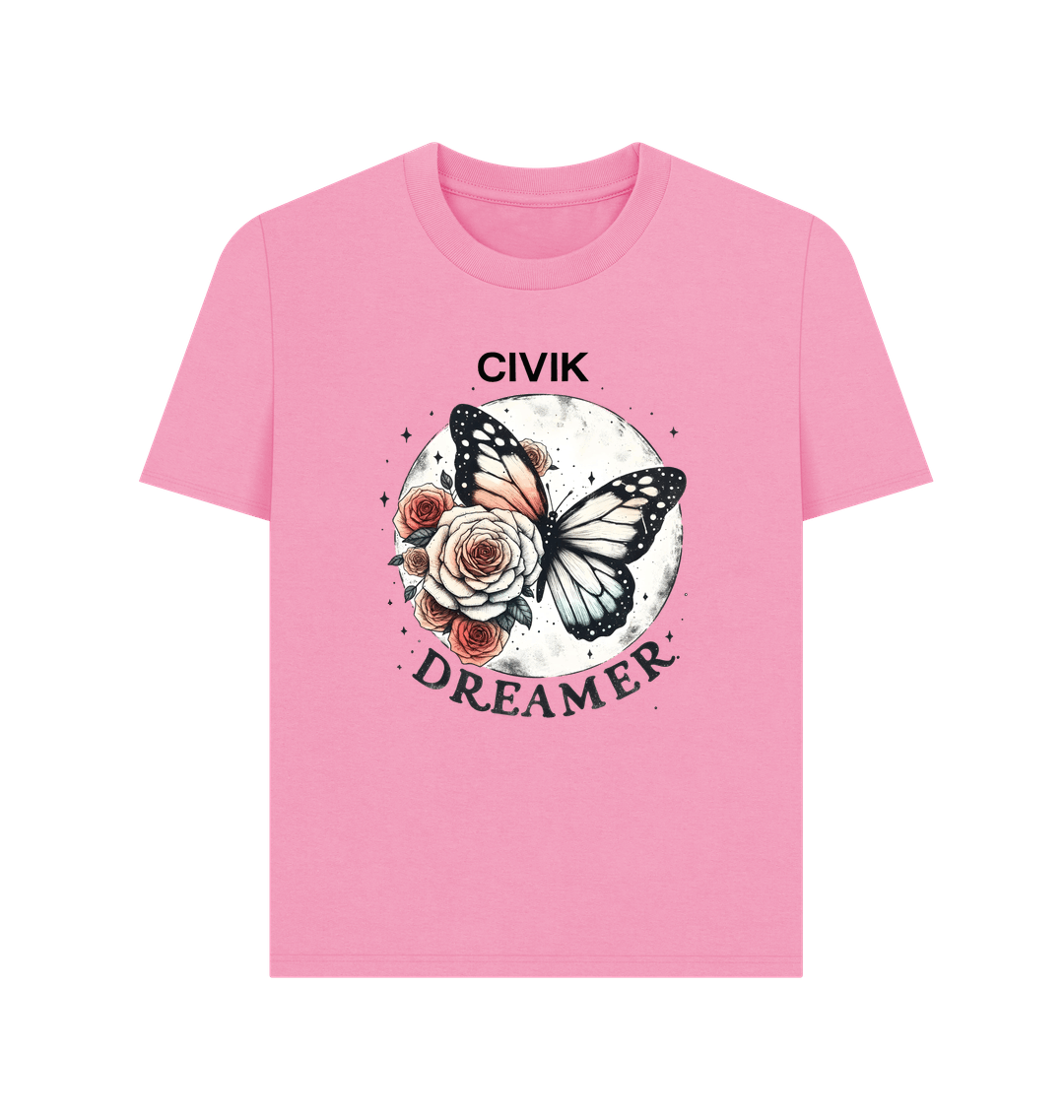 Rose Pink Printed T-shirt