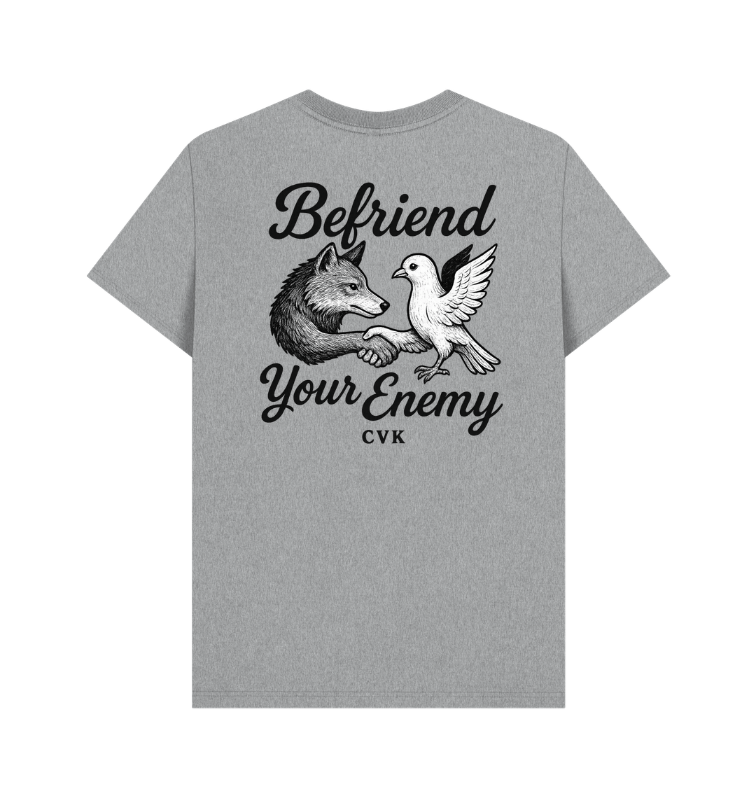 Athletic Grey Printed T-shirt