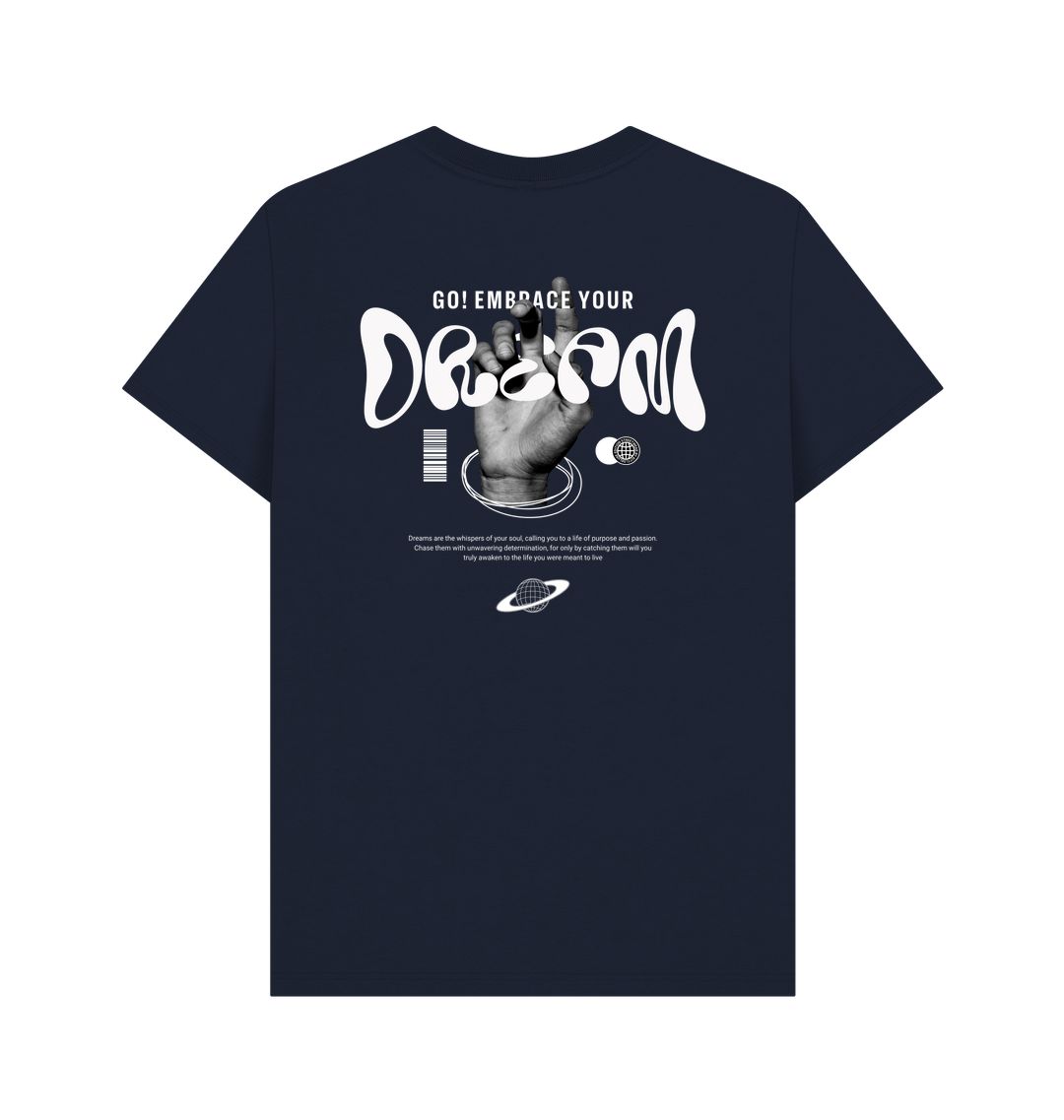 Navy Blue Printed T-shirt