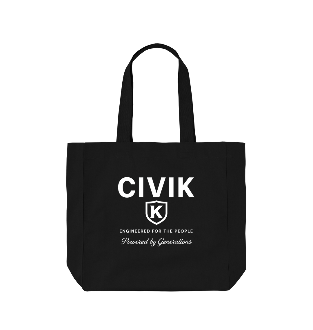 Black Printed Bag